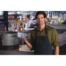 Chef Works Urban Rockford Canvas Breite Latzschürze Stahlgrau