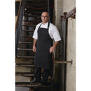 Chef Works Urban Rockford Canvas Breite Latzschürze Stahlgrau