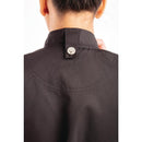 Chef Works Veste de chef Springfield zippée pour femme Noir 2XL