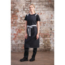 Tablier à bavette Southside X-Cross Back Denim Noir