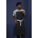 Tablier à bavette Southside X-Cross Back Denim Noir