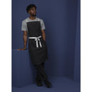 Tablier à bavette Southside X-Cross Back Denim Noir