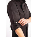 Chef Works Unisex Hartford Lightweight Chef Jacket Black Size S