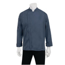 Chef Works Hartford Veste de chef légère avec fermeture éclair unisexe Bleu XS
