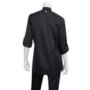 Chef Works Hartford Lightweight Zip Womens Chef Jacket Black S