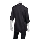 Chef Works Hartford Veste de chef légère zippée pour femme Noir XS