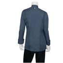 Chef Works Hartford Veste de chef légère zippée pour femme Bleu XXL