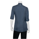 Chef Works Hartford Lightweight Zip Womens Chef Jacket Blue L