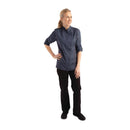 Chef Works Hartford Lightweight Zip Womens Chef Jacket Blue L