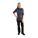 Chef Works Hartford Lightweight Zip Womens Chef Jacket Blue M