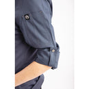 Chef Works Hartford Lightweight Zip Womens Chef Jacket Blue M