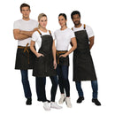 Chef Works Urban Berkeley Denim Brace Bib Apron Black