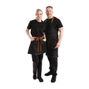 Chef Works Urban Berkeley Denim Brace Bib Apron Black