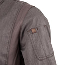 Chef Works Hartford Leichter L/S-Mantel mit Reißverschluss, Graphit, Größe L