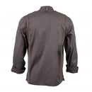 Chef Works Hartford Leichter L/S-Mantel mit Reißverschluss, Graphit, Größe L