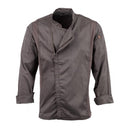 Chef Works Hartford Lightweight L/S Zipper Coat Graphite Size XL