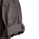Chef Works Hartford Leichter L/S-Mantel mit Reißverschluss, Graphit, Größe L