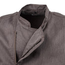 Chef Works Hartford Lightweight L/S Zipper Coat Graphite Size XL