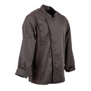 Chef Works Hartford Lightweight L/S Zipper Coat Graphite Size S