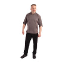 Chef Works Hartford Leichter L/S-Mantel mit Reißverschluss, Graphit, Größe L