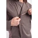 Chef Works Hartford Lightweight L/S Zipper Coat Graphite Size S
