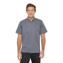 Chef Works Unisex Springfield Lightweight Short Sleeve Zipper Coat Ink Blue Size S