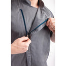 Chef Works Unisex Springfield Lightweight Short Sleeve Zipper Coat Ink Blue Size XL