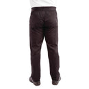Chef Works Men's Lightweight Slim Trouser Black Size L