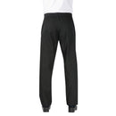 Chef Works Men's Lightweight Slim Trouser Black Size M