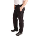 Chef Works Men's Lightweight Slim Trouser Black Size M
