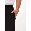 Chef Works Men's Lightweight Slim Trouser Black Size L