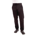 Chef Works Herren-Hose, leicht, schmal, Schwarz, Größe XL