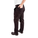 Chef Works Herren-Hose, leicht, schmal, Schwarz, Größe XL