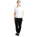 Damen Poloshirt Weiß XL