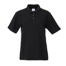 Damen Poloshirt Schwarz XS