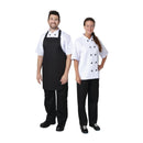 Tabliers à bavette Nisbets Essentials Polycoton Noir (Pack de 2)