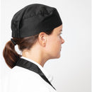 Nisbets Essentials Chef Skull Caps Schwarz (2er Pack)