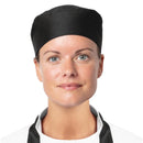 Nisbets Essentials Chef Skull Caps Schwarz (2er Pack)