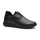 WearerTech Relief-Schuh, Schwarz/Schwarz, mit modularer Einlegesohle, Größe 46