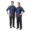 Southside NY Queens Womens Denim Lightweight Chefs Shirt Size XS