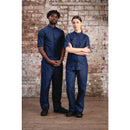 Southside NY Queens Womens Denim Lightweight Chefs Shirt Size S