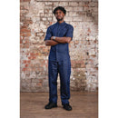 Southside NY Kings Chemise de chef légère en denim pour homme Taille XL