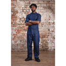 Southside NY Kings Mens Denim Lightweight Chefs Shirt Size S