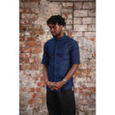 Southside NY Kings Chemise de chef légère en denim pour homme Taille XL
