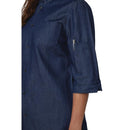 Southside NY Queens Womens Denim Lightweight Chefs Shirt Size XS