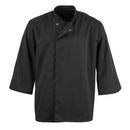 Whites Unisex Atlanta Chef Jacket Noir Téflon Taille XL