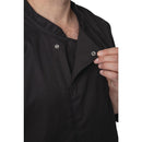Whites Unisex Atlanta Chef Jacket Black Teflon Size S