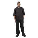 Whites Unisex Atlanta Chef Jacket Noir Téflon Taille XL