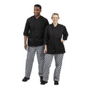 Whites Unisex Atlanta Chef Jacket Noir Téflon Taille XL
