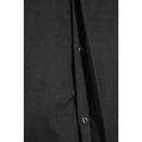 Southside Band Collar Chefs Jacket Noir Taille S